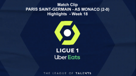 Ligue 1: Highlights: PARIS SAINT-GERMAIN - AS MONACO (2-0) - Week 18