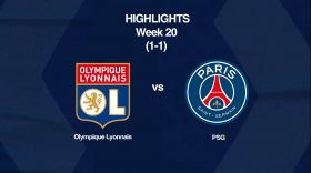 Ligue 1: Highlights - OLYMPIQUE LYONNAIS - PSG (1-1) - Week 20