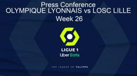 LIGUE 1: PRESS CONFERENCE OLYMPIQUE LYONNAIS - LOSC LILLE - WEEK 26
